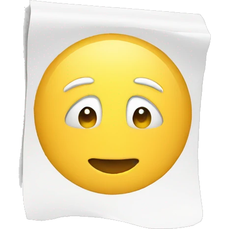 white paper emoji