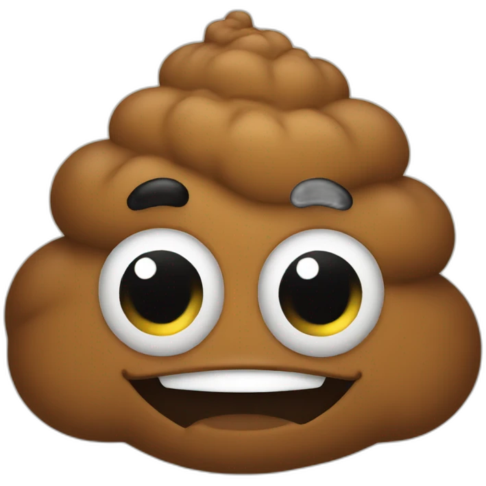 Happy poo emoji