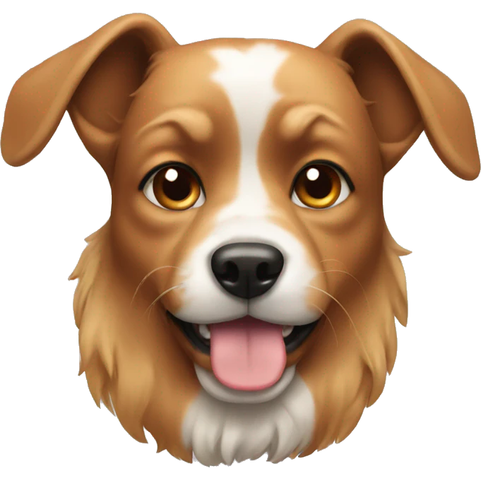 Dog with bow emoji