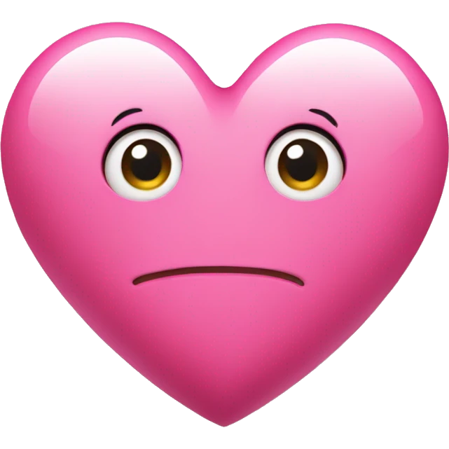 Pink heart with name camara in it  emoji