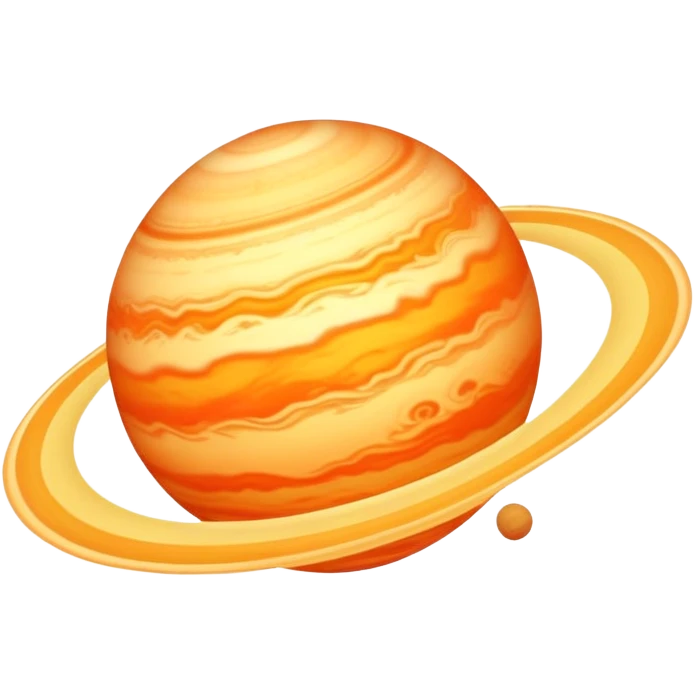Planet Venus in space emoji