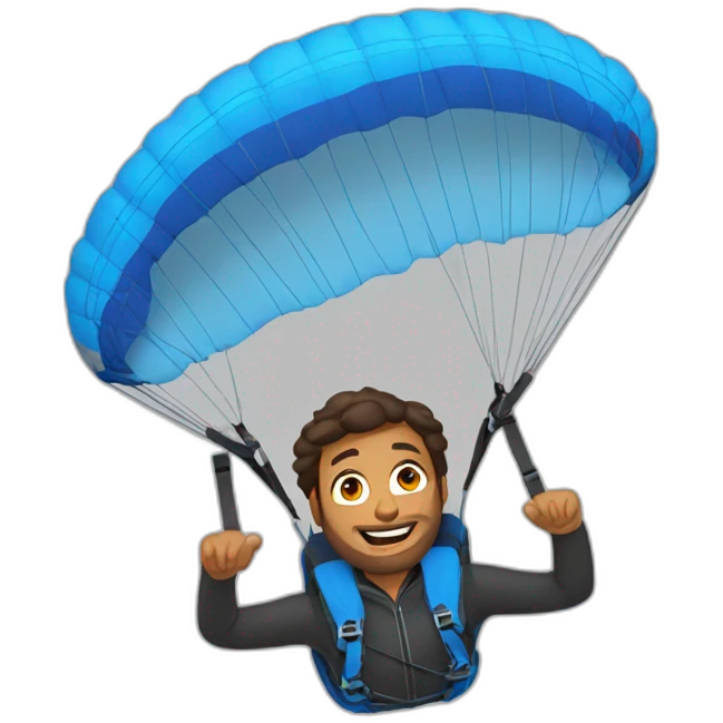 Paragliding Carlos emoji
