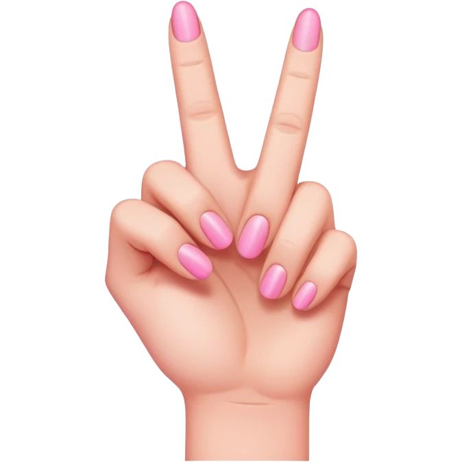 Pink middle finger  emoji
