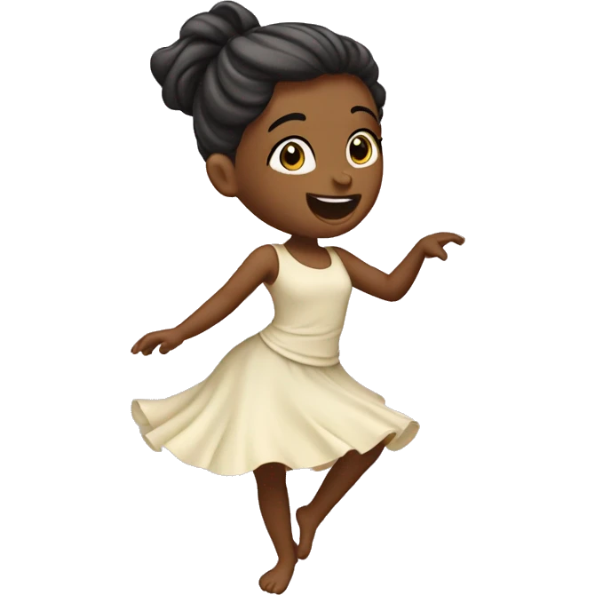 Bambina che danza emoji