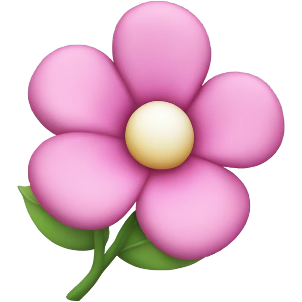 Pink flower emoji