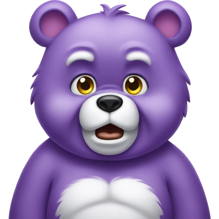 Care bear grumpy emoji