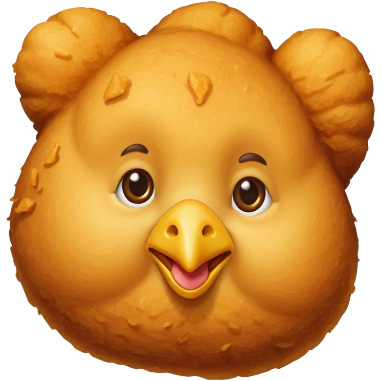 Chicken nugget ￼ emoji