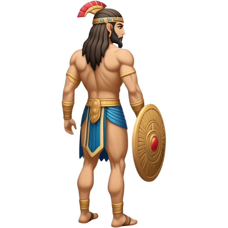 fullbody annunaki enki back view emoji