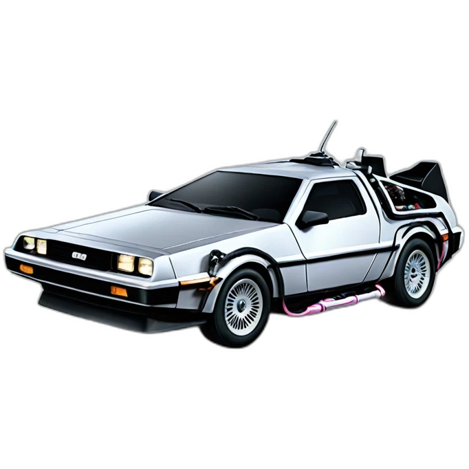 back to the future car emoji