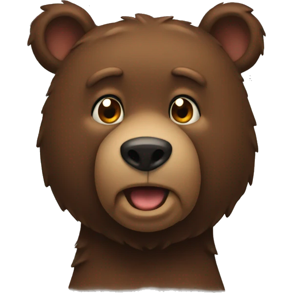Big back bear emoji