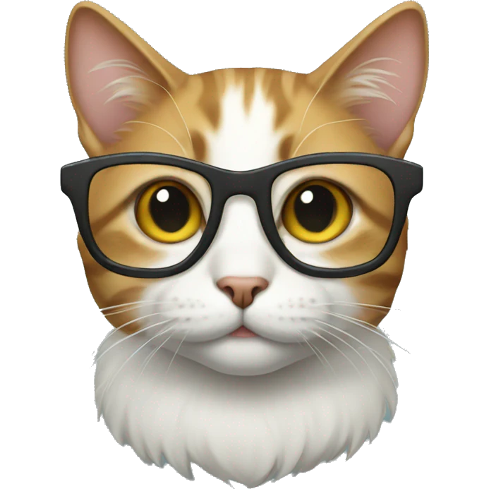 cat with glasses emoji