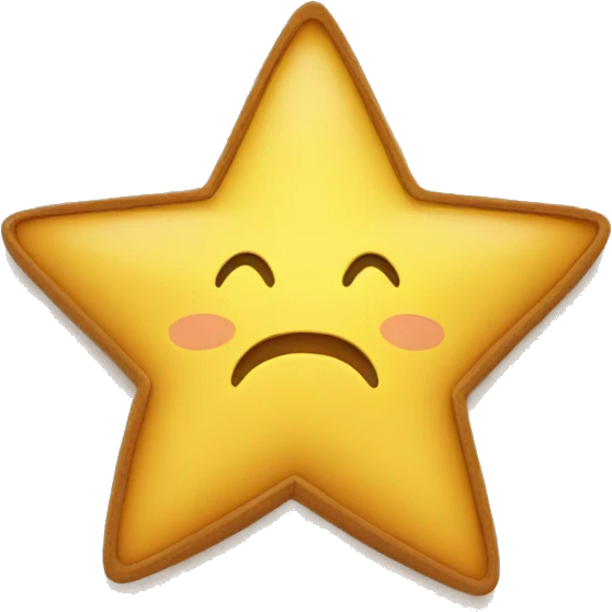 Star cut in half emoji
