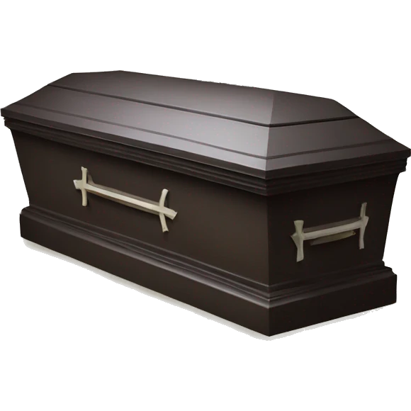 Coffin with cross emoji