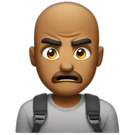 angry man emoji