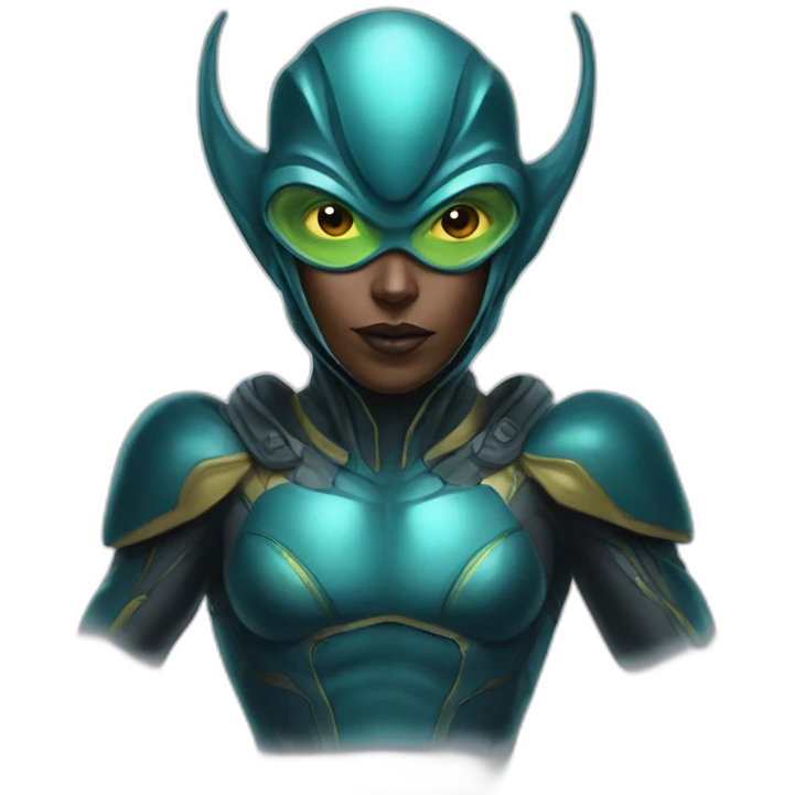 marian alien superhero emoji