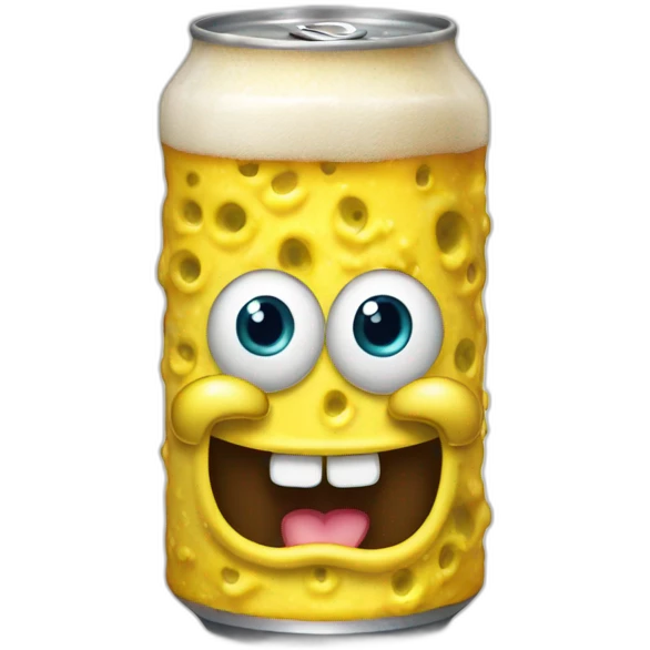 spongebob beer emoji