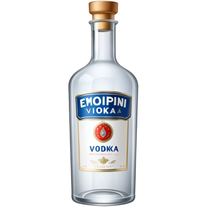 Une bouteille de Vodka emoji