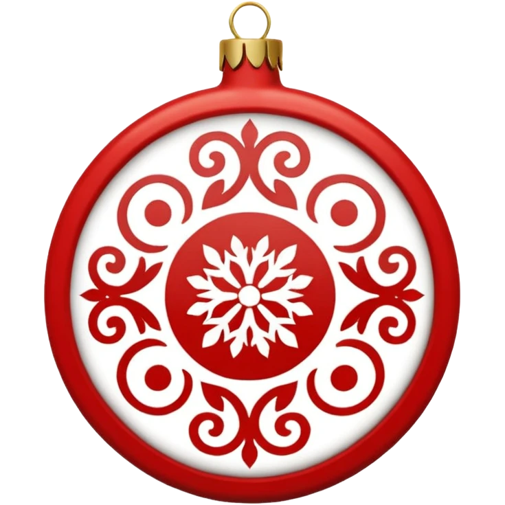 festive ornament scandinavian  emoji