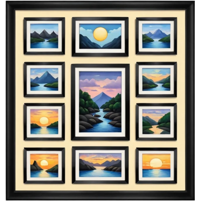 Auction paintings emoji