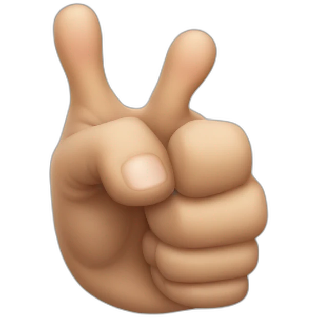 Alien thumb Up realistic emoji