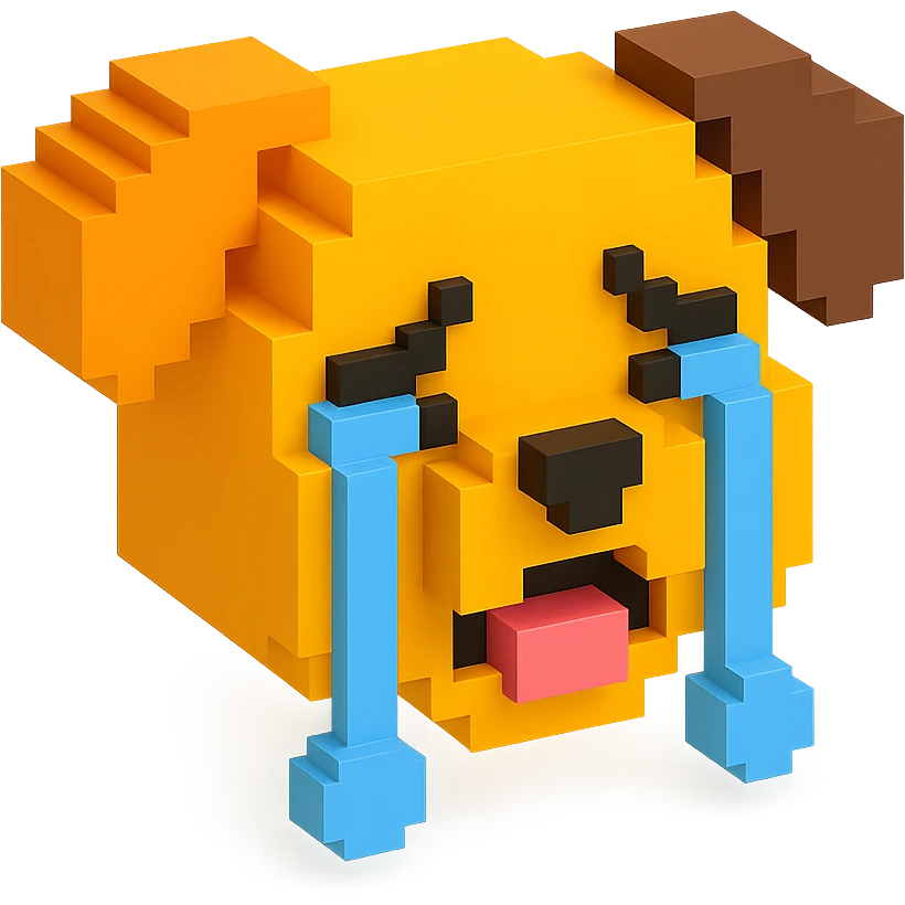 Dog Cry emoji