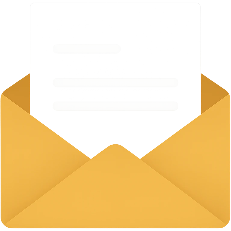 a letter being placed inside an envelope, colorful flat icon style emoji