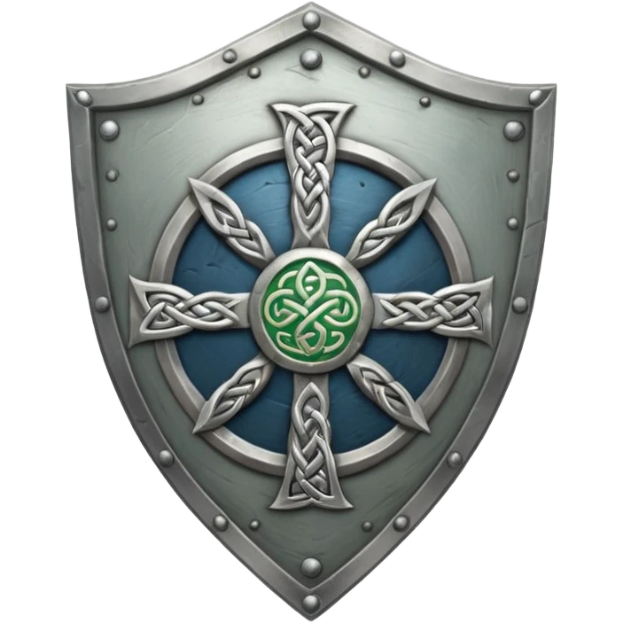 celtic symbols on a shield, world of war craft style emoji