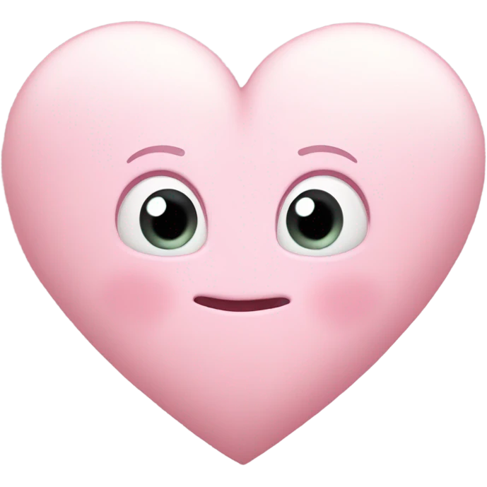 Baby pink heart  emoji