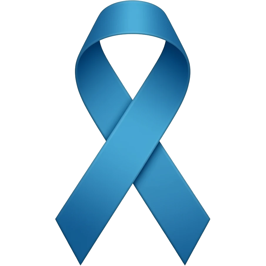 laço azul do Mês da Prevenção dos Maus-Tratos na Infância emoji