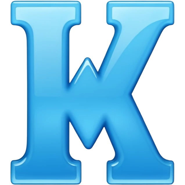 Cute v letter emoji