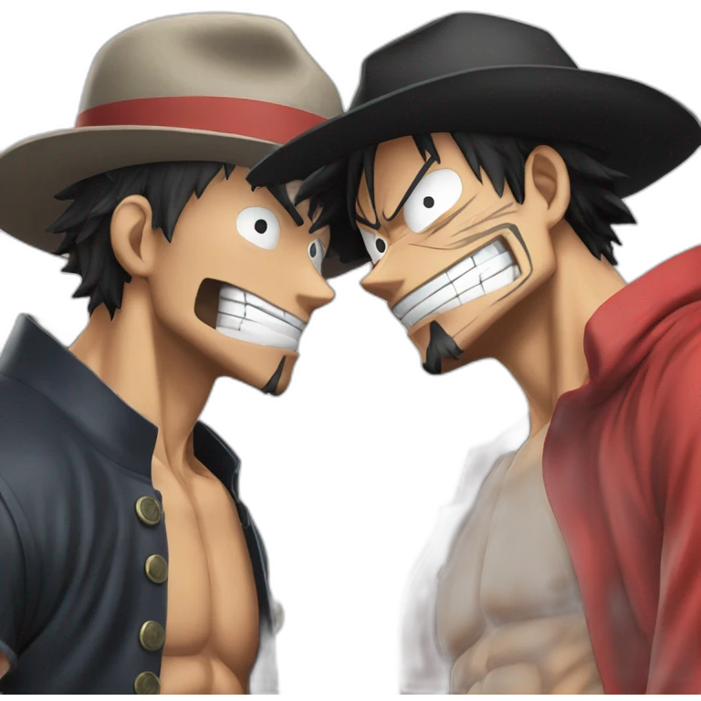Luffy vs akainu emoji