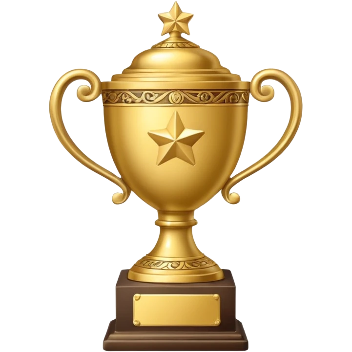winter holiday theme trophy emoji