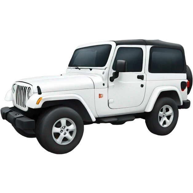 White jeep emoji