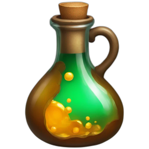 medieval potion filled with charisma color emoji