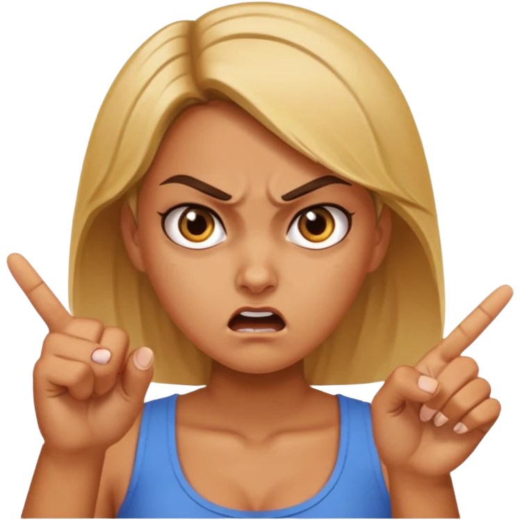 неко девка посылает тебя нахуй emoji