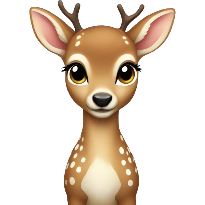 Baby deer for christmas emoji