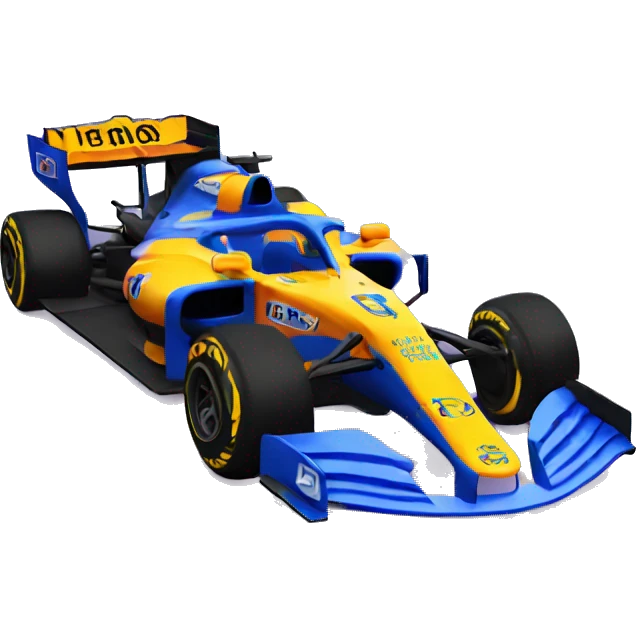 Lando Norris Formula 1 car emoji