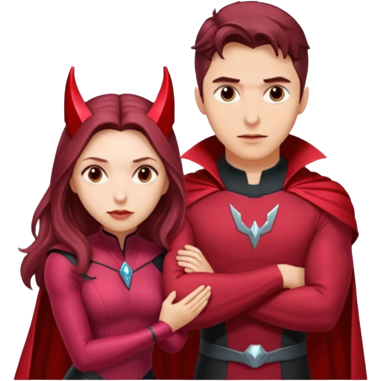 Billy Maximoff and Scarlet Witch emoji