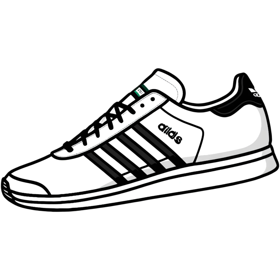 Adidas logo with three stripes emoji