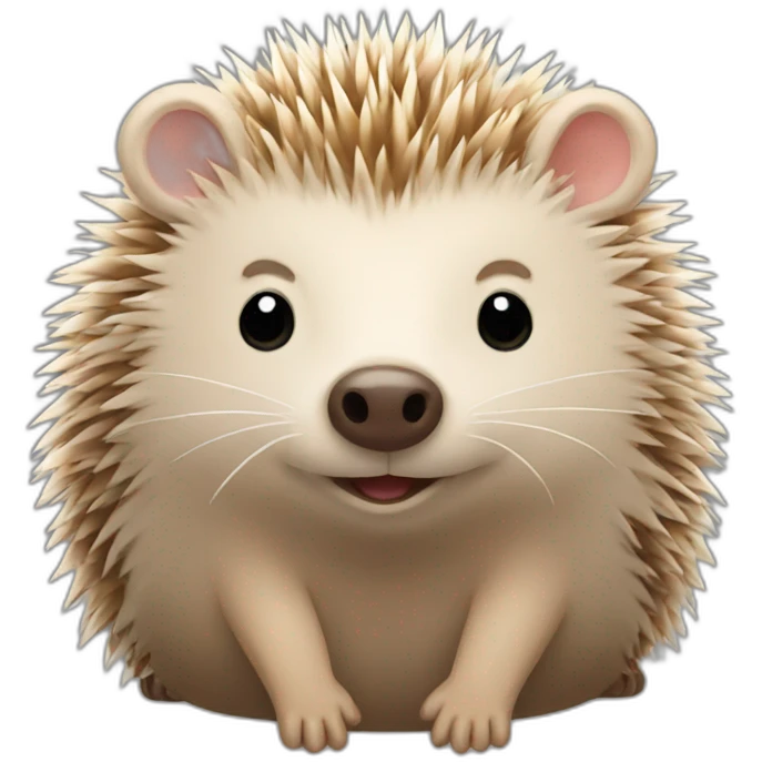 Hedgehog, mouse and bear emoji