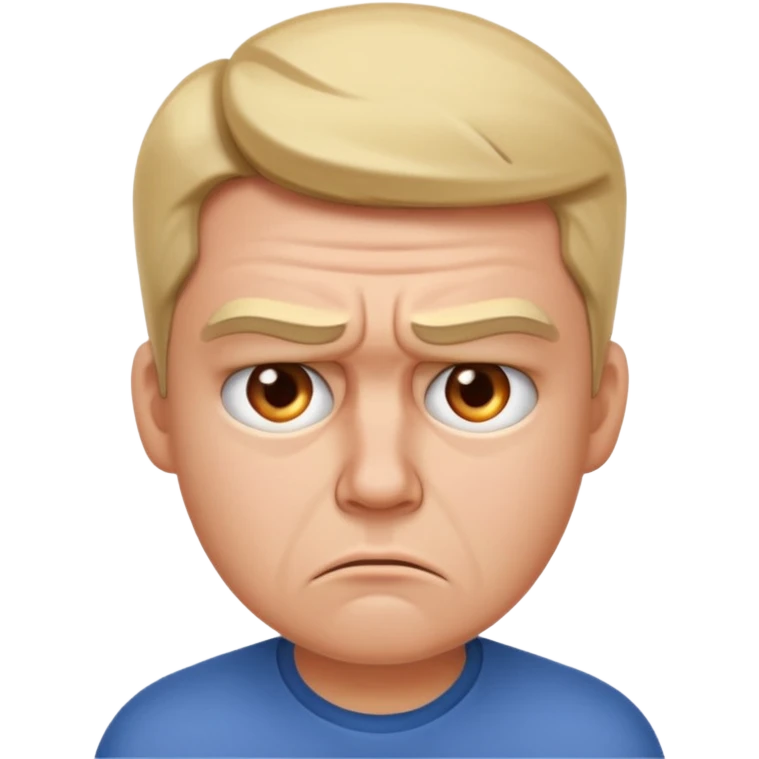Frustrated emoji