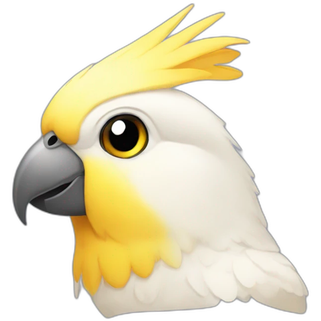 cockatiel-face emoji