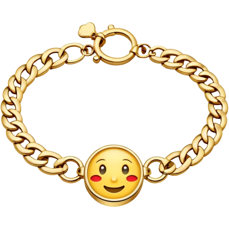Golden bracelet emoji