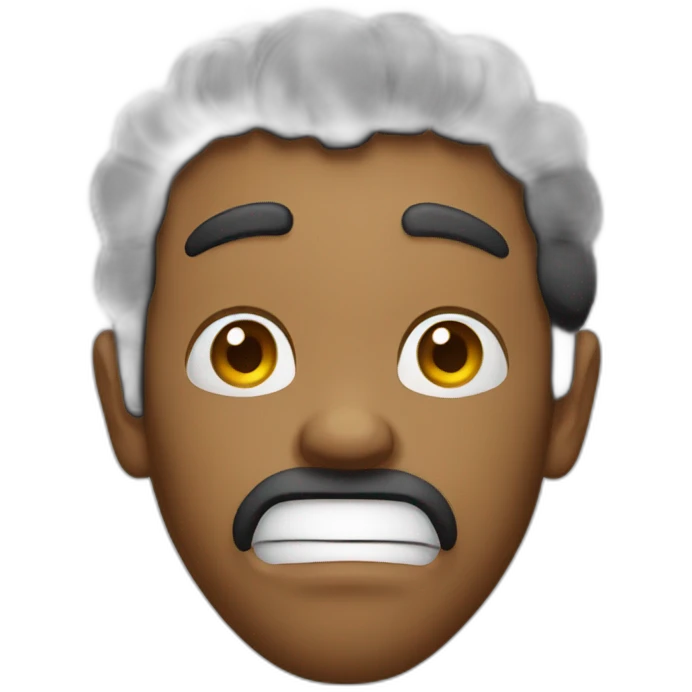 Sarcastic face emoji emoji