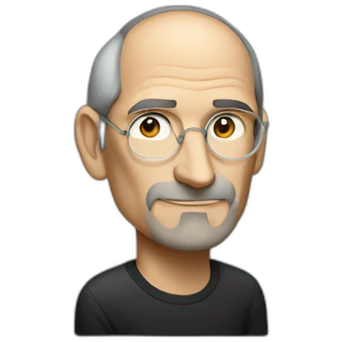 Steve Jobs thinking emoji