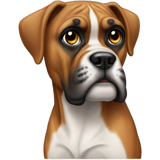 Boxer dog emoji