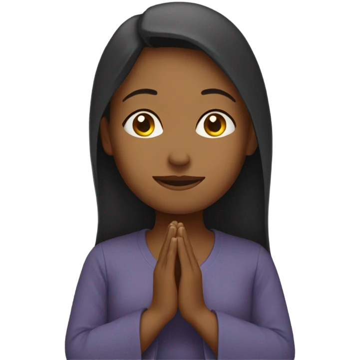 praying woman  emoji