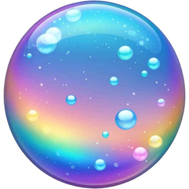 glitter bubbles cian emoji