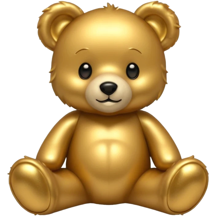gold tedy bear emoji