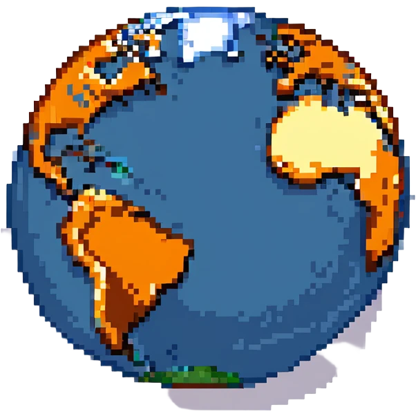 Image of the Earth with a quarter of it separated and molten layers within it visible emoji